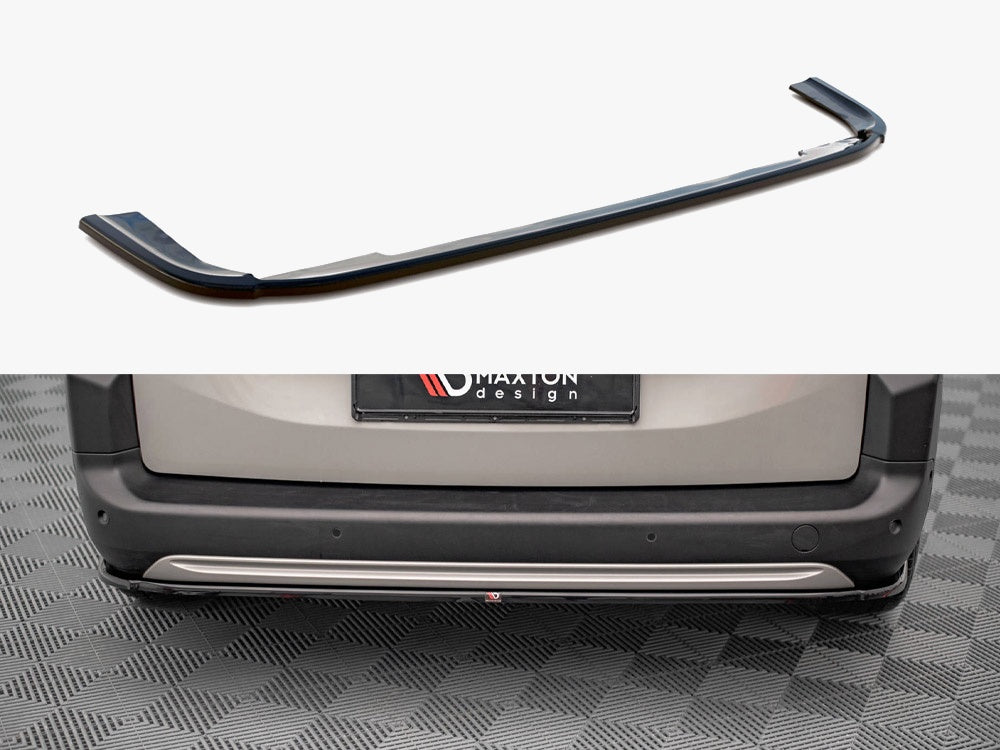 Maxton Design Central Rear Splitter Citroen Berlingo Mk3 - CI-BE-3-RD1G - Image 1