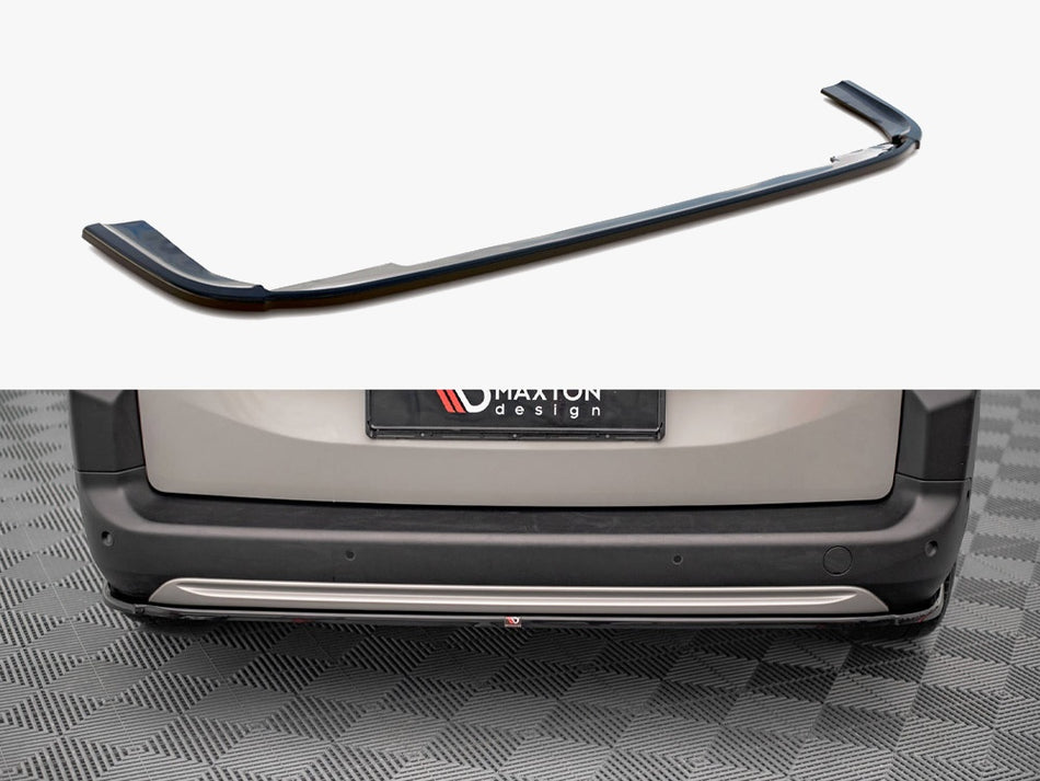 Maxton Design Central Rear Splitter Citroen Berlingo Mk3 - CI-BE-3-RD1G - Image 1
