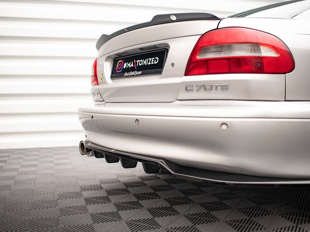 Maxton Design Central Rear Splitter (Vertical Bars) Volvo C70 Mk1 - VO-C70-1-RSD1G+RD1G - Image 4