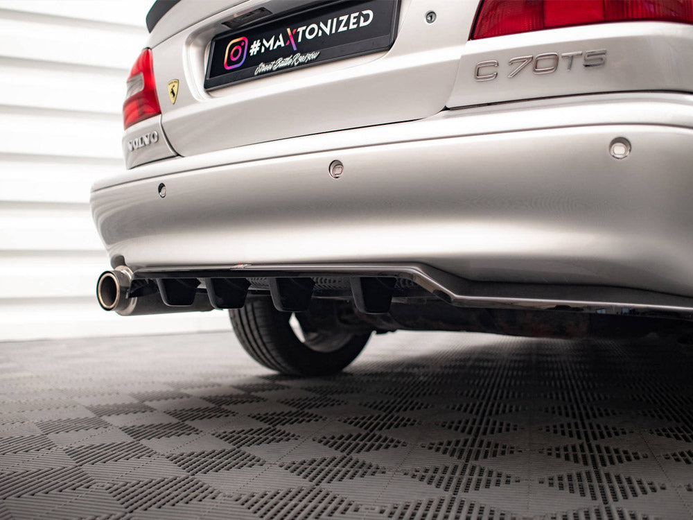 Maxton Design Central Rear Splitter (Vertical Bars) Volvo C70 Mk1 - VO-C70-1-RSD1G+RD1G - Image 5