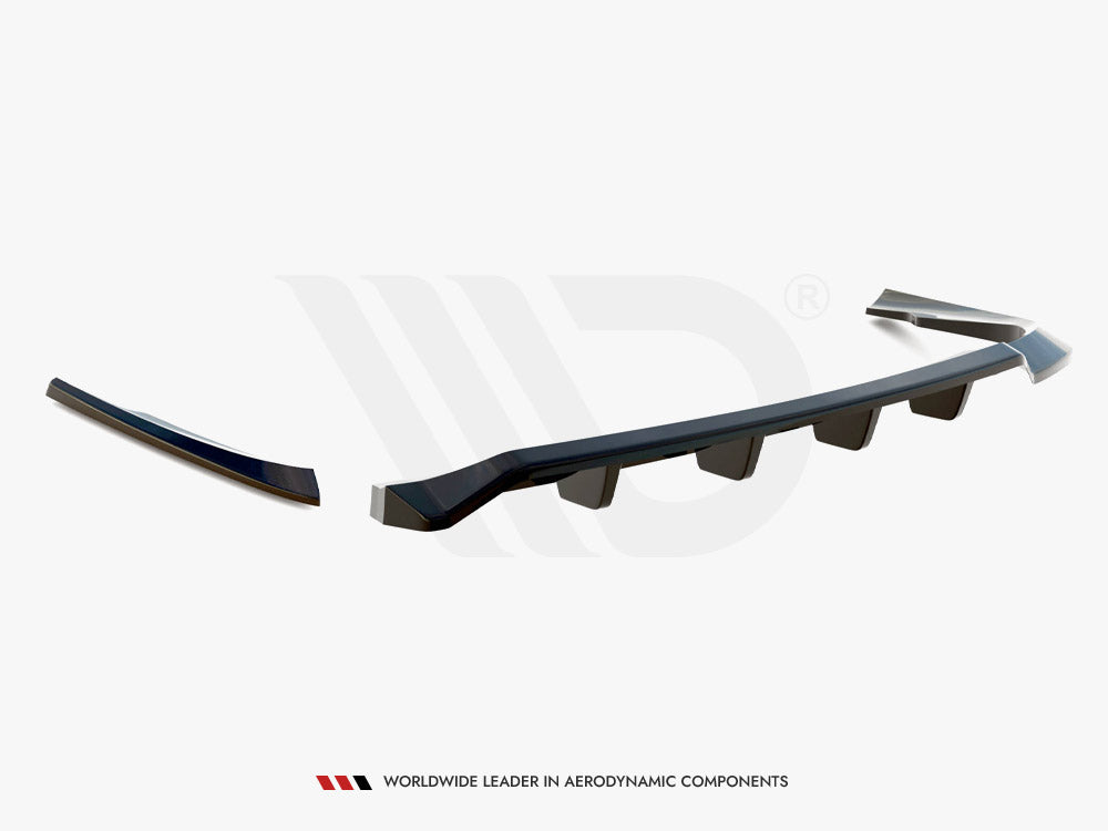 Maxton Design Central Rear Splitter (Vertical Bars) Volvo C70 Mk1 - VO-C70-1-RSD1G+RD1G - Image 7
