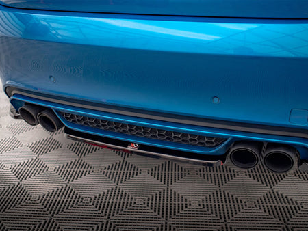 Maxton Design Central Rear Splitter BMW X6 M F86 - BM-X6-F86-M-RD1G - Image 4