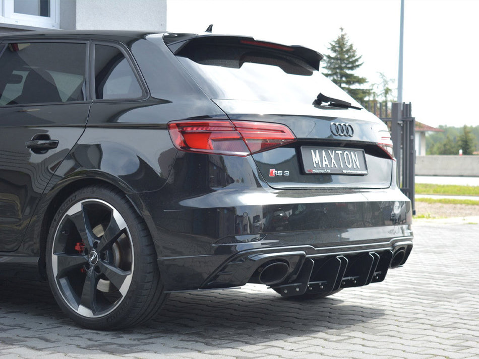 Maxton Design Rear Diffuser V.2 Audi RS3 8V FL Sportback - AU-RS3-8VF-CNC-RS2A - Image 2