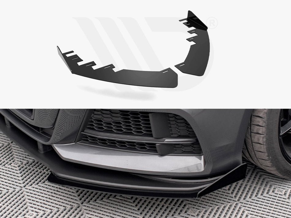 MAXTON DESIGN Front Flaps Audi S3 / A3 S-Line Sportback 8V Facelift