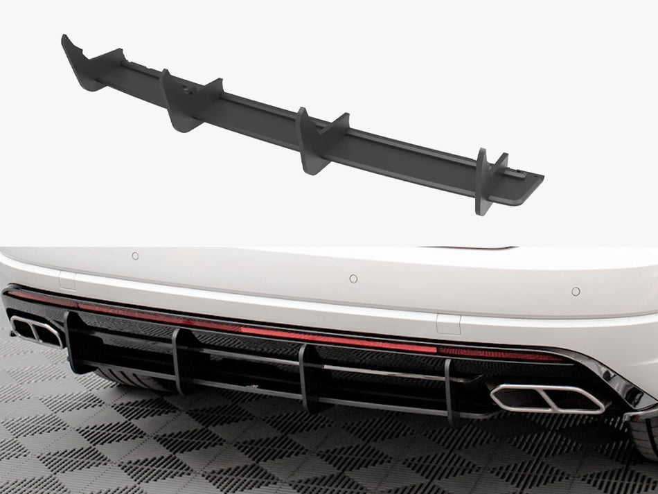 Maxton Design Street Pro Rear Diffuser VW Touareg R-Line Mk3 - VWTO3RLINECNC-RS1B - Image 1