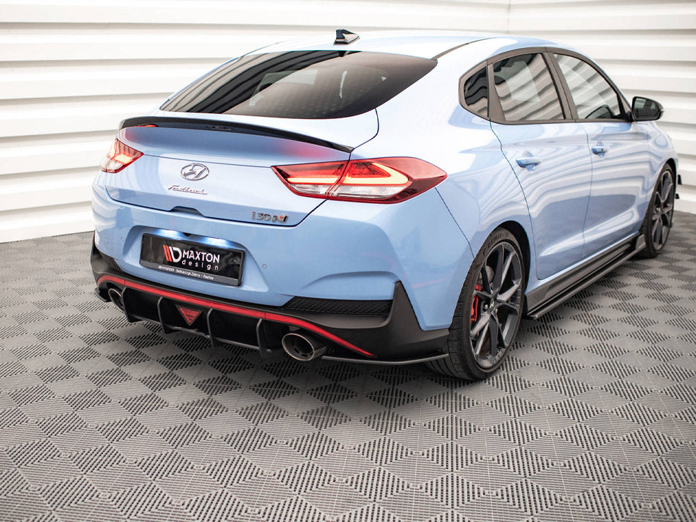 Maxton Design Street Pro Rear Side Splitters Hyundai I30 N Fastback Mk3 Facelift - HYI303NFBCNC-RSD1B - Image 2