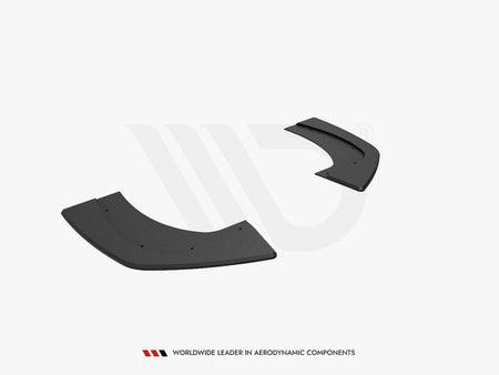 Street Pro Rear Side Splitters Hyundai I30 N Fastback Mk3 Facelift - Black-Red