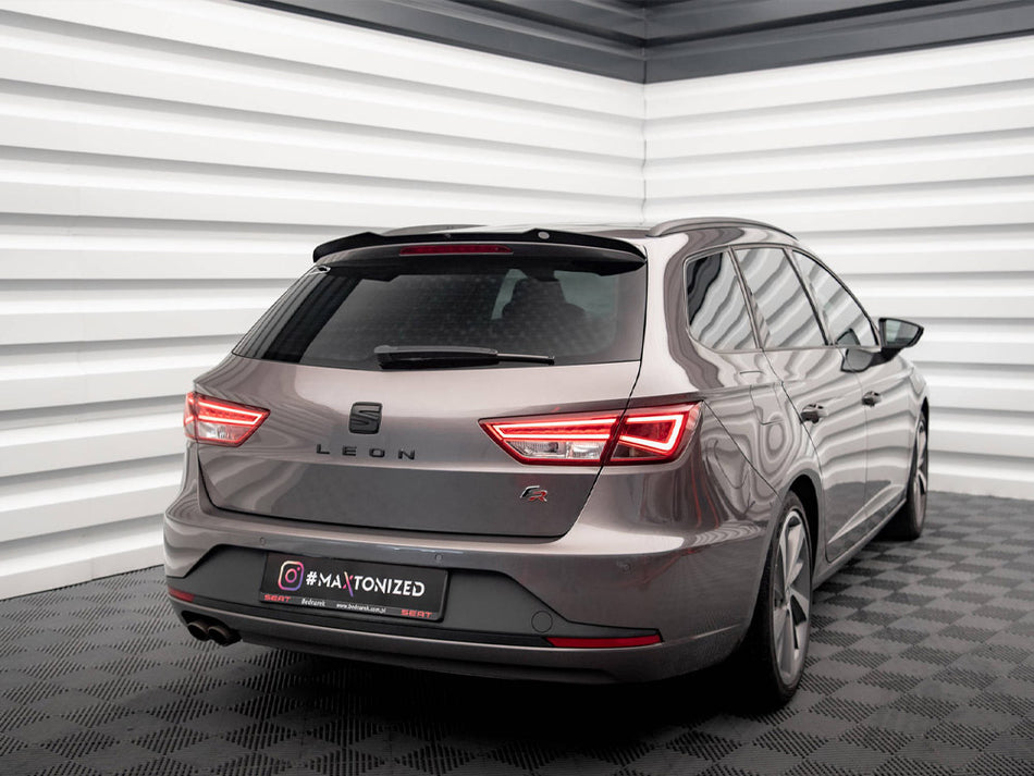 Maxton Design Spoiler CAP Seat Leon FR Sportstourer Mk3 - SE-LE-3-FR-ST-CAP1G - Image 2