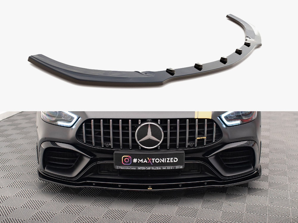 Maxton Design Front Splitter V.2 Mercedes AMG GT 63S 4-door Coupe Aero - ME-GT-4D-AMG-FD2G - Image 1