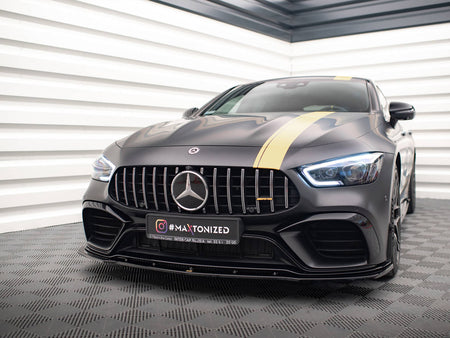 Maxton Design Front Splitter V.2 Mercedes AMG GT 63S 4-door Coupe Aero - ME-GT-4D-AMG-FD2G - Image 2