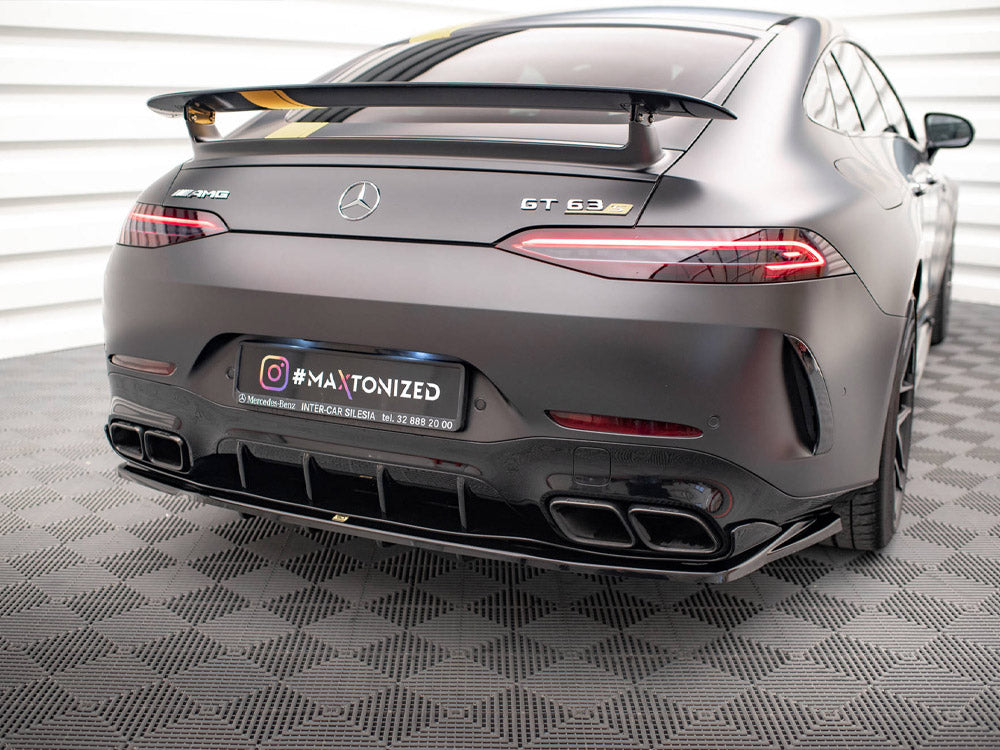 Maxton Design Rear Splitter (Vertical Bars) Mercedes AMG GT 63S 4-door Coupe Aero - ME-GT-4D-AMG-RD1G+RD2G - Image 3