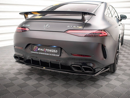 Maxton Design Rear Splitter (Vertical Bars) Mercedes AMG GT 63S 4-door Coupe Aero - ME-GT-4D-AMG-RD1G+RD2G - Image 3