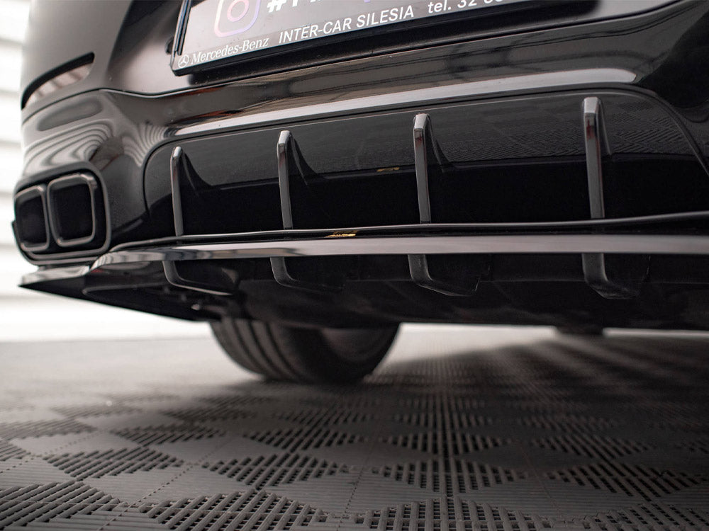 Maxton Design Rear Splitter (Vertical Bars) Mercedes AMG GT 63S 4-door Coupe Aero - ME-GT-4D-AMG-RD1G+RD2G - Image 4