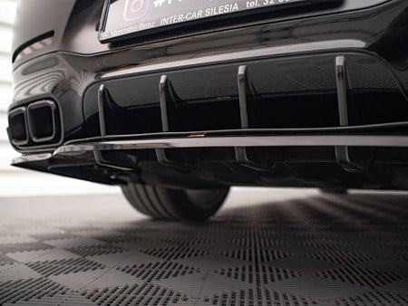 Maxton Design Rear Splitter (Vertical Bars) Mercedes AMG GT 63S 4-door Coupe Aero - ME-GT-4D-AMG-RD1G+RD2G - Image 4