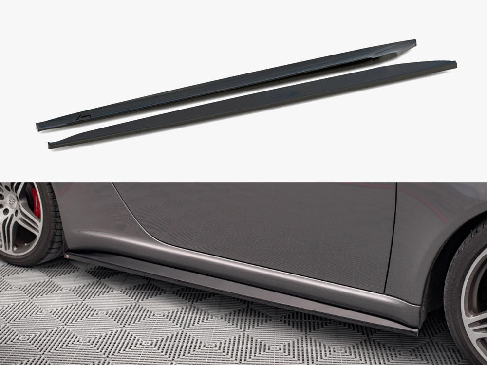 Maxton Design Side Skirts Diffusers Porsche 911 Carrera / Carrera GTS 997 Facelift - PO-911-997F-CA-S-SD1G - Image 1