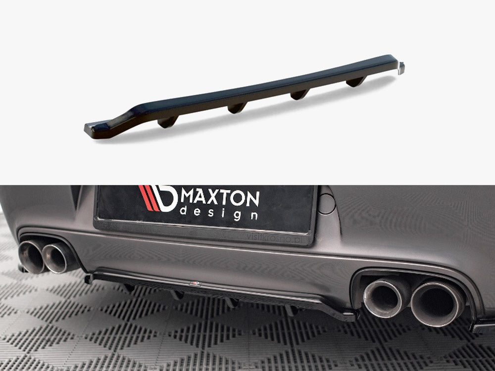 Maxton Design Rear Splitter (Vertical Bars) Porsche 911 Carrera / Carrera GTS 997 Facelift - PO-911-997F-CA-S-RD1G+RD2G - Image 1