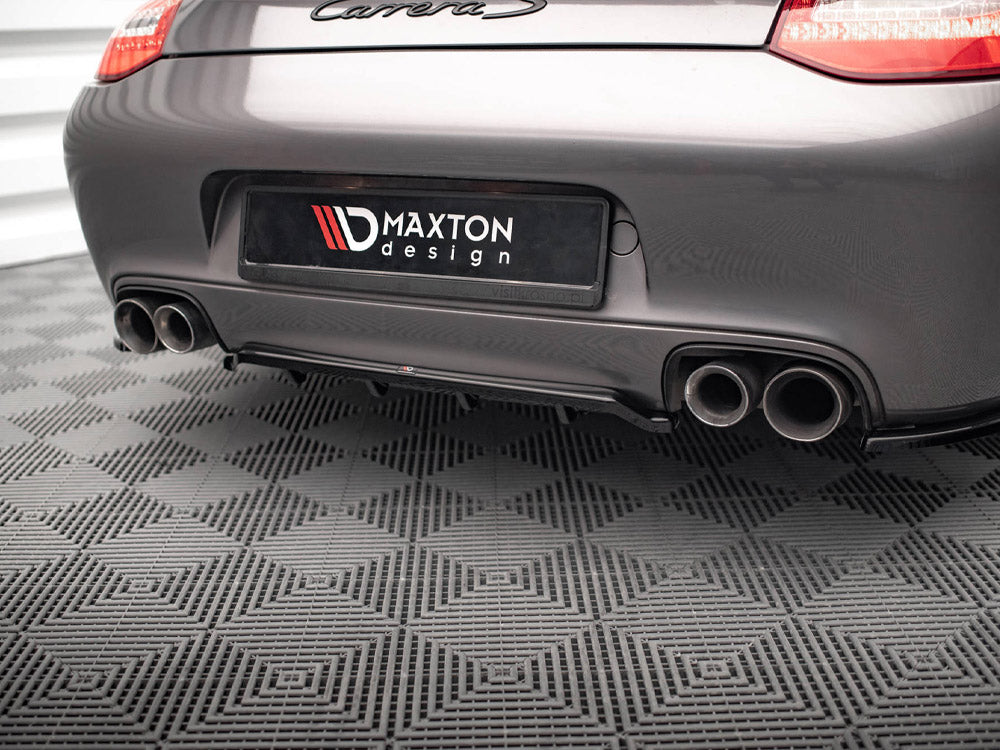 Maxton Design Rear Splitter (Vertical Bars) Porsche 911 Carrera / Carrera GTS 997 Facelift - PO-911-997F-CA-S-RD1G+RD2G - Image 3