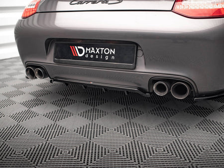 Maxton Design Rear Splitter (Vertical Bars) Porsche 911 Carrera / Carrera GTS 997 Facelift - PO-911-997F-CA-S-RD1G+RD2G - Image 3