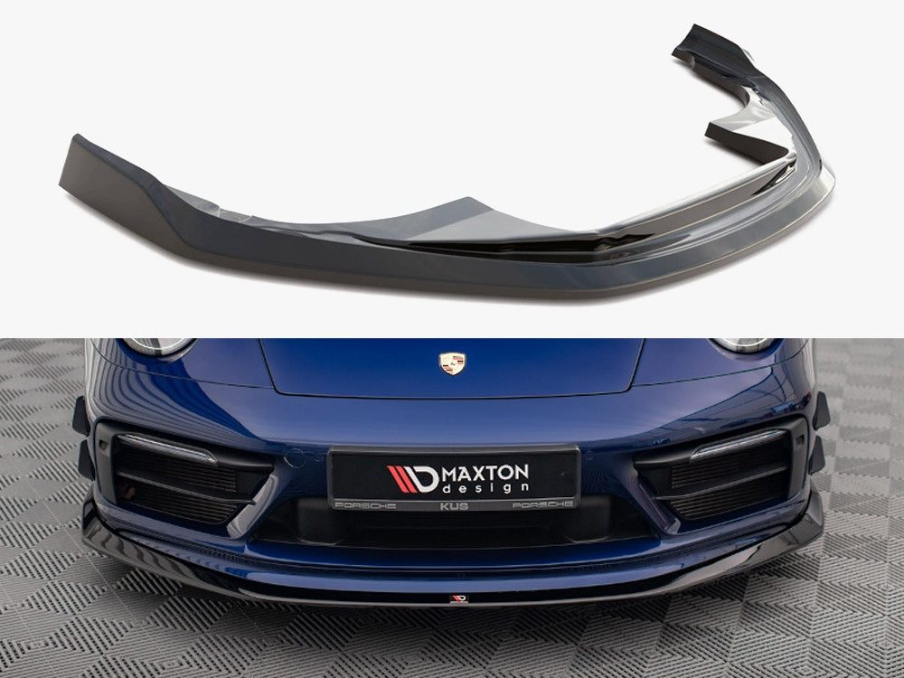 Maxton Design Front Splitter V.2 Porsche 911 Carrera Aero / Carrera GTS 992 - PO-911-992-CA-AERO-FD2G - Image 1