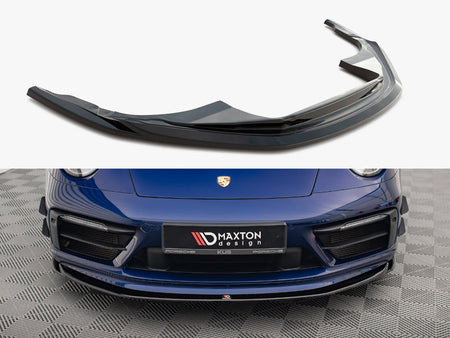 Maxton Design Front Splitter V.1 Porsche 911 Carrera Aero / Carrera GTS 992 - PO-911-992-CA-AERO-FD1G - Image 1