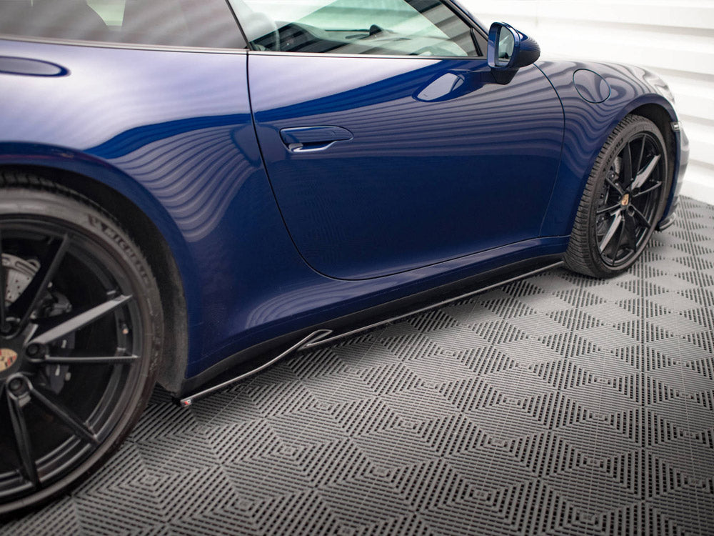 Maxton Design Side Skirts Diffusers V.1 Porsche 911 Carrera Aero / Carrera GTS 992 - PO-911-992-CA-AERO-SD1G - Image 4