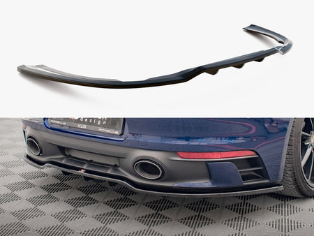 Maxton Design Rear Splitter (Vertical Bars) V.1 Porsche 911 Carrera Aero / Carrera GTS 992 - PO-911-992-CA-AERO-RD1G+RD3G - Image 1