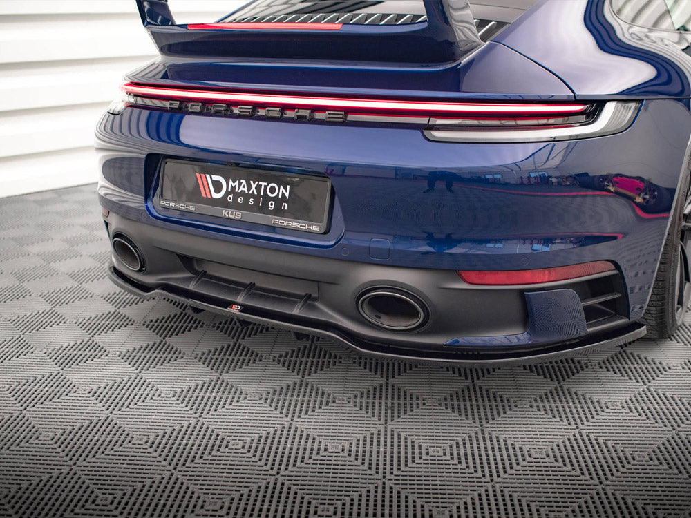 Maxton Design Rear Splitter (Vertical Bars) V.1 Porsche 911 Carrera Aero / Carrera GTS 992 - PO-911-992-CA-AERO-RD1G+RD3G - Image 3