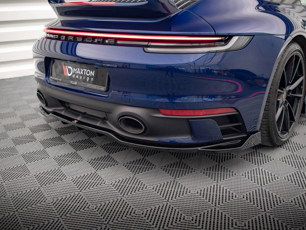 Maxton Design Rear Splitter (Vertical Bars) V.2 Porsche 911 Carrera Aero / Carrera GTS 992 - PO-911-992-CA-AERO-RD2G+RD3G - Image 3