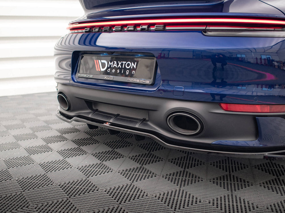 Maxton Design Rear Splitter (Vertical Bars) V.2 Porsche 911 Carrera Aero / Carrera GTS 992 - PO-911-992-CA-AERO-RD2G+RD3G - Image 4