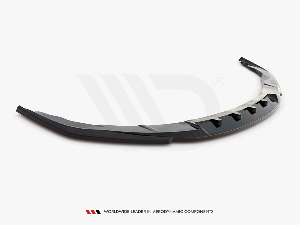 Maxton Design Front Splitter V.2 Porsche Panamera Turbo Sport Design Package 970 - PO-PA-970-TURBO-FD2G - Image 5