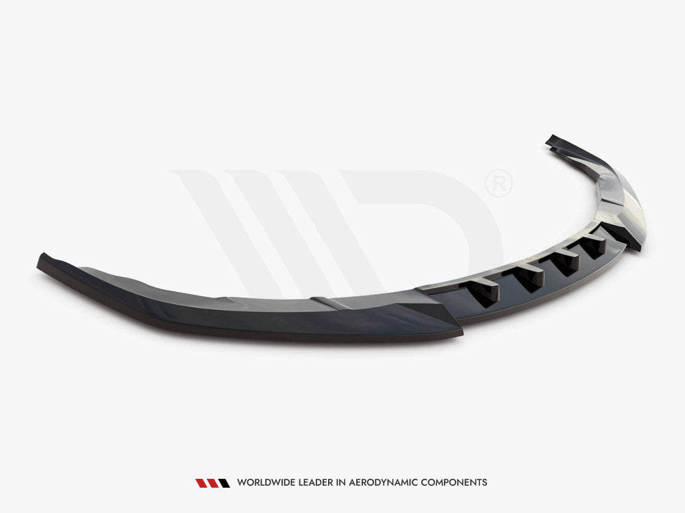 Maxton Design Front Splitter V.1 Porsche Panamera Turbo Sport Design Package 970 - PO-PA-970-TURBO-FD1G - Image 5