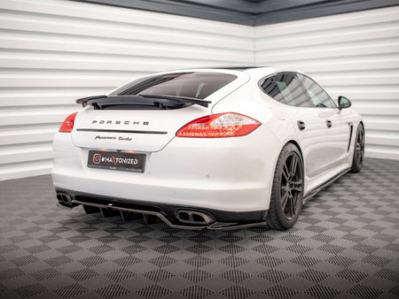 Maxton Design Rear Splitter (Vertical Bars) Porsche Panamera Turbo 970 - PO-PA-970-TURBO-RD1G+RD2G - Image 2