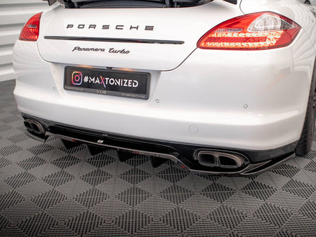 Maxton Design Rear Splitter (Vertical Bars) Porsche Panamera Turbo 970 - PO-PA-970-TURBO-RD1G+RD2G - Image 3