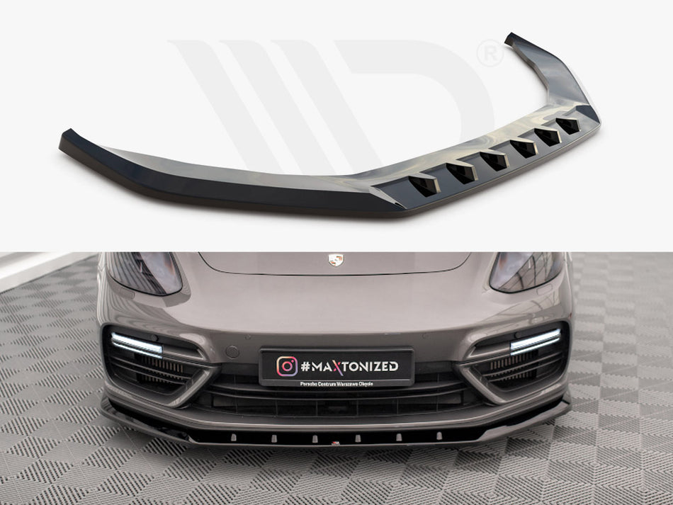 MAXTON DESIGN Front Splitter V.1 Porsche Panamera Turbo S E-Hybrid