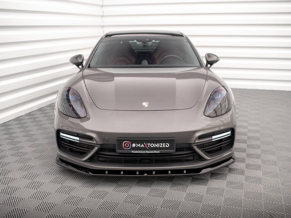 Maxton Design Front Splitter V.1 Porsche Panamera Turbo S E-Hybrid - PO-PA-971-H-FD1G - Image 3