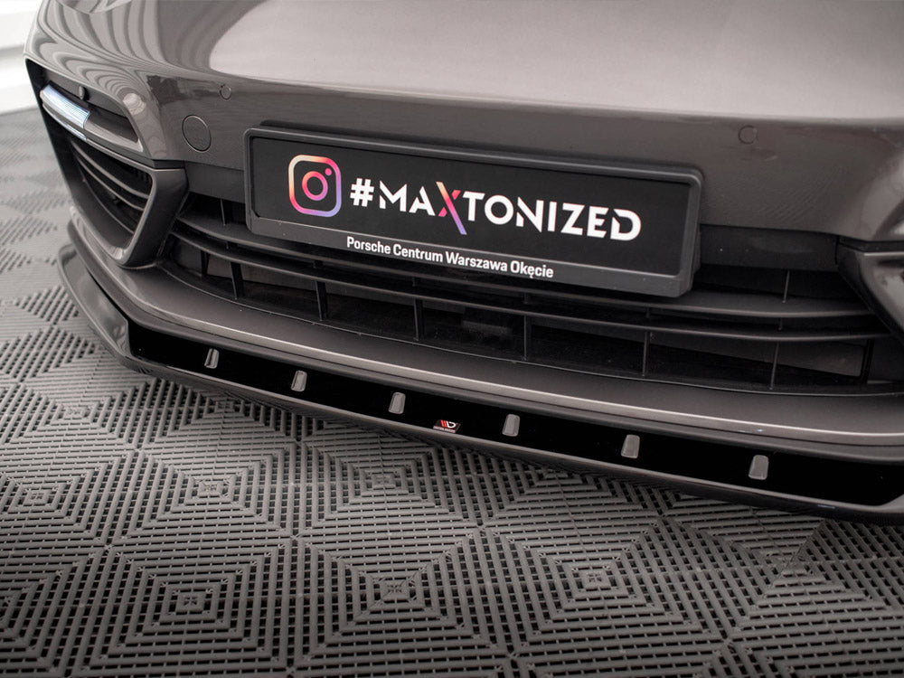 Maxton Design Front Splitter V.1 Porsche Panamera Turbo S E-Hybrid - PO-PA-971-H-FD1G - Image 4