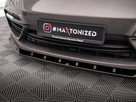 Maxton Design Front Splitter V.1 Porsche Panamera Turbo S E-Hybrid - PO-PA-971-H-FD1G - Image 4