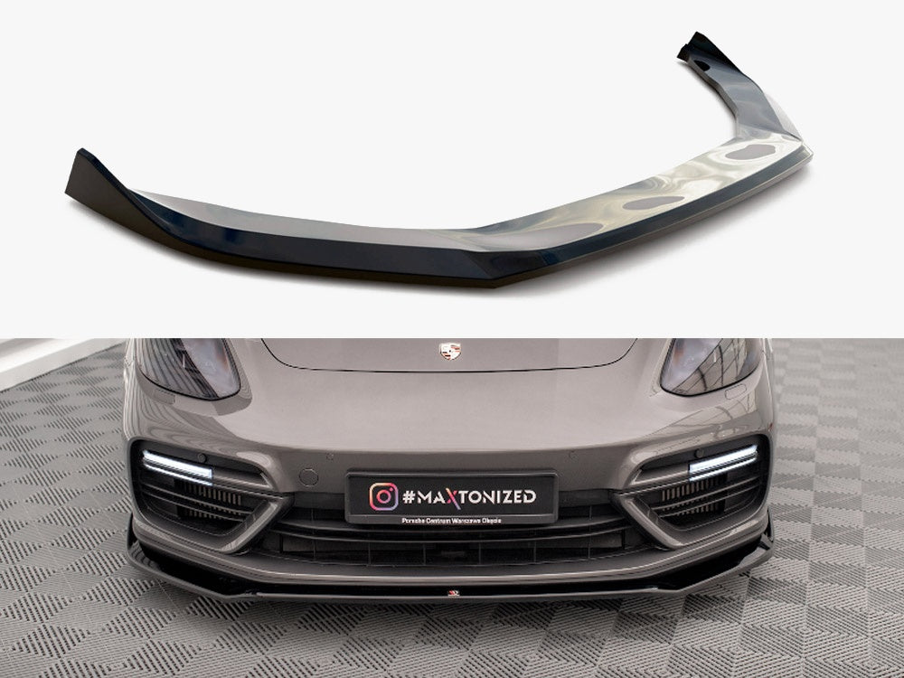 Maxton Design Front Splitter V.2 Porsche Panamera Turbo S E-Hybrid - PO-PA-971-H-FD2G - Image 1