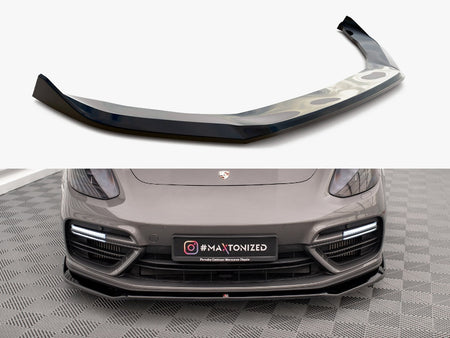 Maxton Design Front Splitter V.2 Porsche Panamera Turbo S E-Hybrid - PO-PA-971-H-FD2G - Image 1