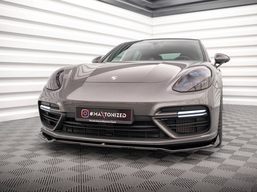 Maxton Design Front Splitter V.2 Porsche Panamera Turbo S E-Hybrid - PO-PA-971-H-FD2G - Image 2