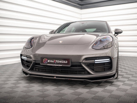 Maxton Design Front Splitter V.2 Porsche Panamera Turbo S E-Hybrid - PO-PA-971-H-FD2G - Image 2