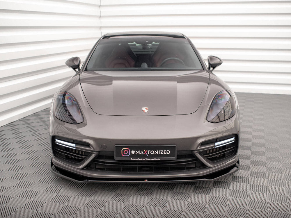Maxton Design Front Splitter V.2 Porsche Panamera Turbo S E-Hybrid - PO-PA-971-H-FD2G - Image 3