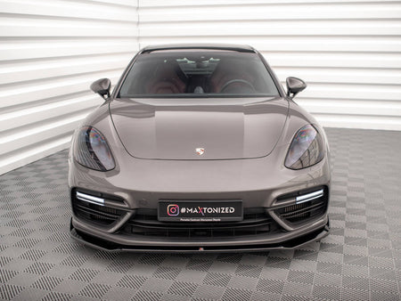 Maxton Design Front Splitter V.2 Porsche Panamera Turbo S E-Hybrid - PO-PA-971-H-FD2G - Image 3