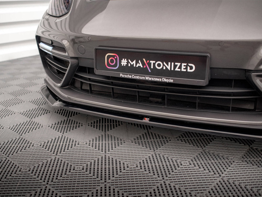 Maxton Design Front Splitter V.2 Porsche Panamera Turbo S E-Hybrid - PO-PA-971-H-FD2G - Image 4