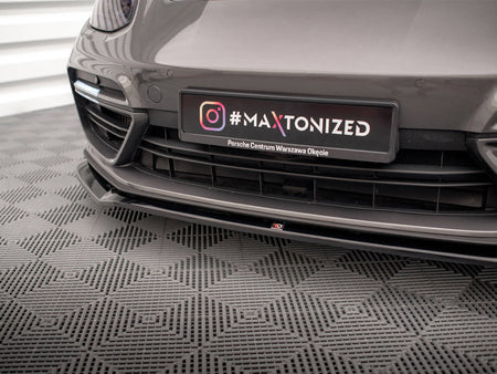 Maxton Design Front Splitter V.2 Porsche Panamera Turbo S E-Hybrid - PO-PA-971-H-FD2G - Image 4