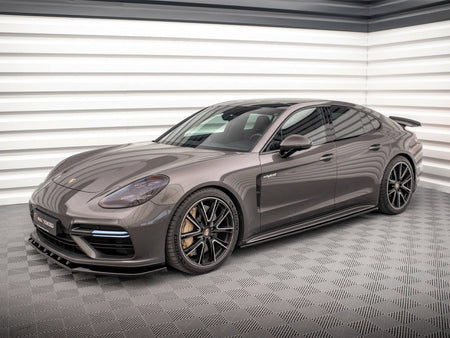 Maxton Design Side Skirts Diffusers Porsche Panamera Turbo S E-Hybrid / Panamera E-Hybrid - PO-PA-971-H-SD1G - Image 2