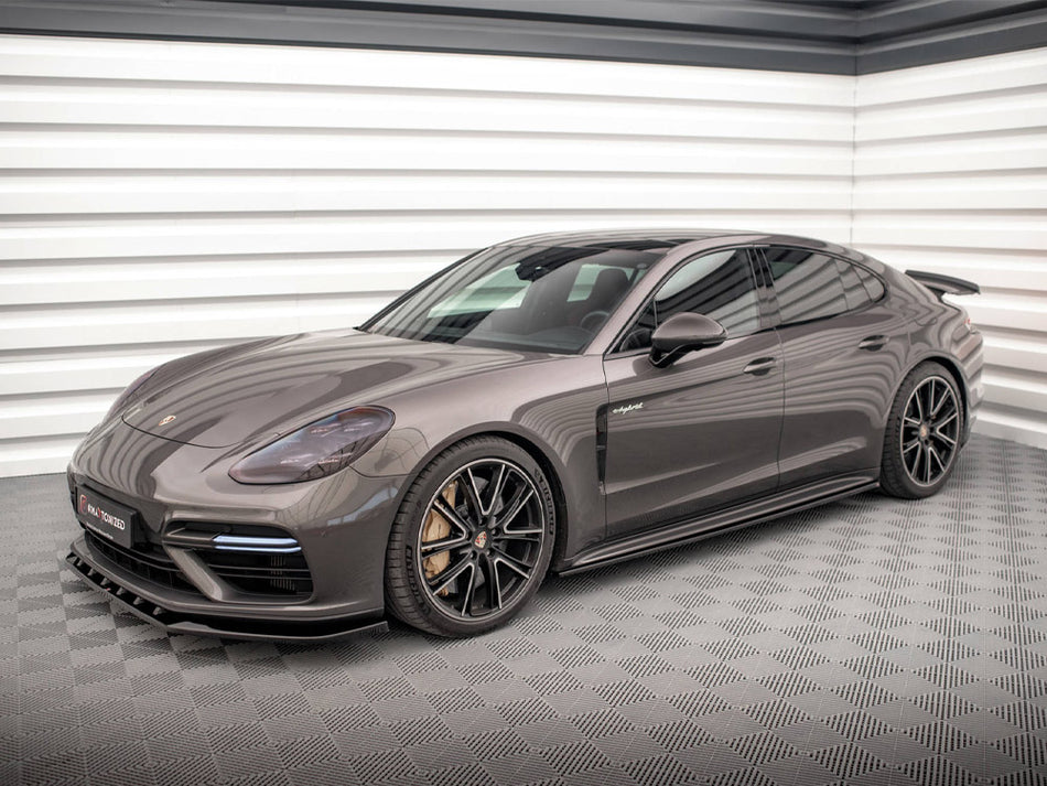 Maxton Design Side Skirts Diffusers Porsche Panamera Turbo S E-Hybrid / Panamera E-Hybrid - PO-PA-971-H-SD1G - Image 2