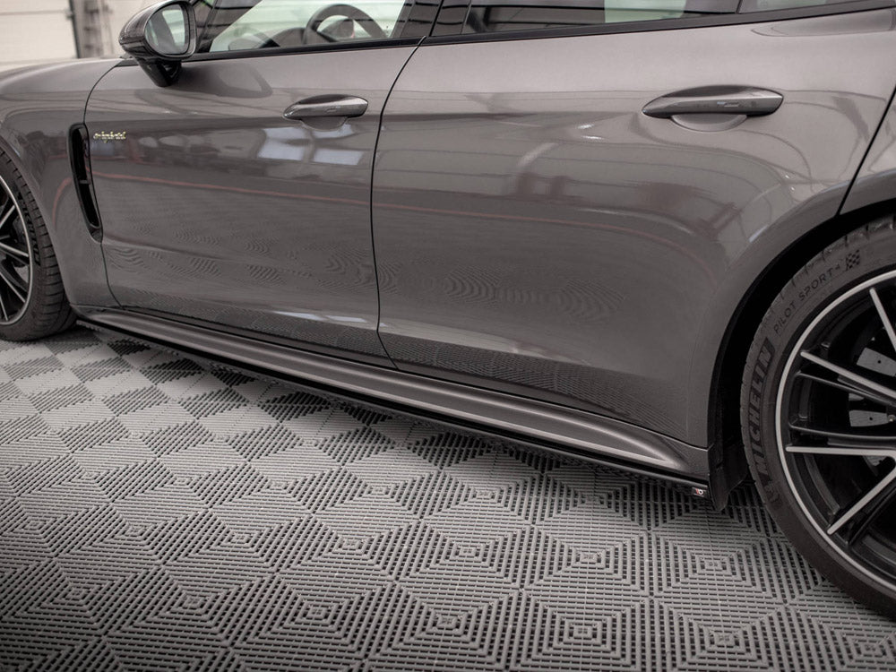 Maxton Design Side Skirts Diffusers Porsche Panamera Turbo S E-Hybrid / Panamera E-Hybrid - PO-PA-971-H-SD1G - Image 4