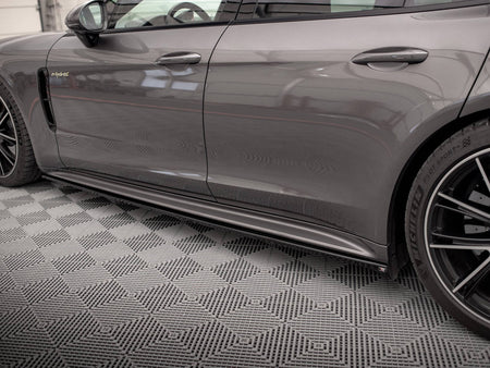 Maxton Design Side Skirts Diffusers Porsche Panamera Turbo S E-Hybrid / Panamera E-Hybrid - PO-PA-971-H-SD1G - Image 4
