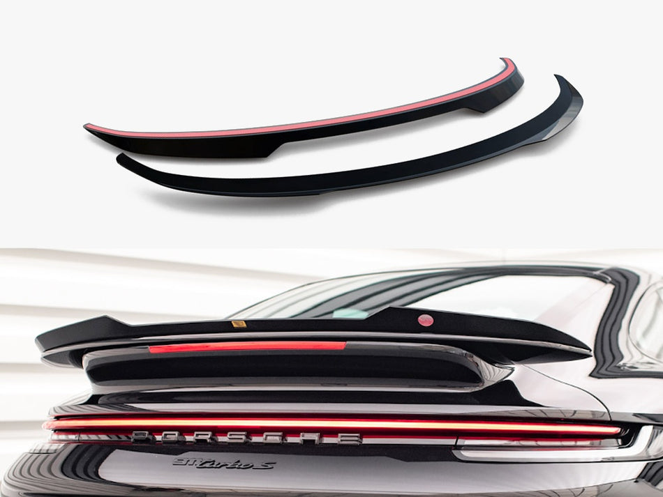 Maxton Design Spoiler CAP Porsche 911 Turbo S 992 - PO-911-992-TURBO-S-CAP1G - Image 1